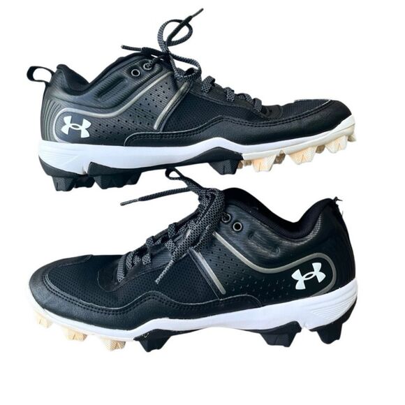 Under Armour Women’s Softball Cleats Size 7.5 or 8 Black | Sisterhood Series - Picture 4 of 14